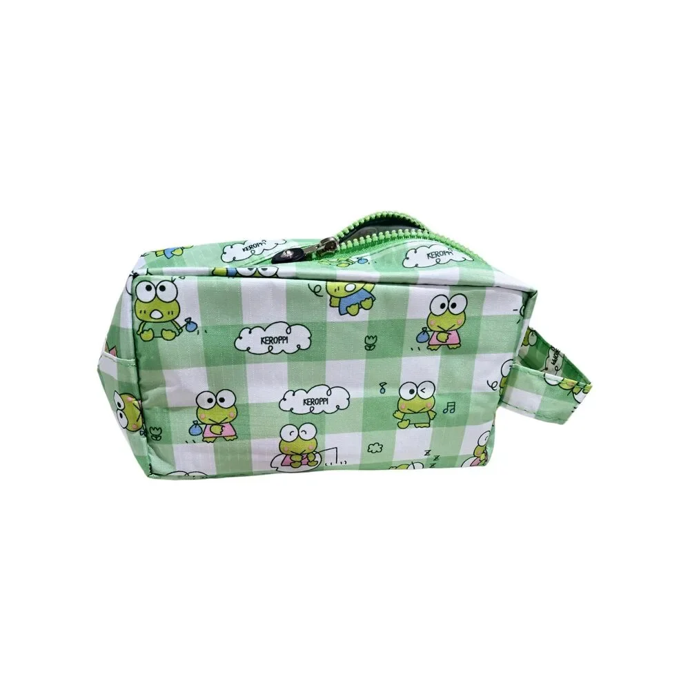 Kawaii Green Frog Makeup Cosmetic Pencil Pouch